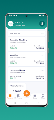 Health Advantage CU Mobile App Screen 2