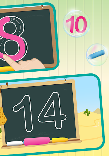 Screenshot of Write Numbers: Tracing 123