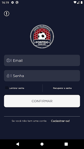 Android application Centro Poliesportivo Ponteio screenshort