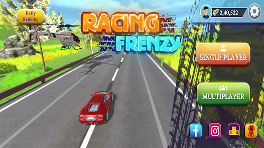 Racing Frenzy 0.2 APK + Mod (Unlimited money) untuk android
