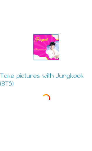 Take pictures with Jungkook BTS