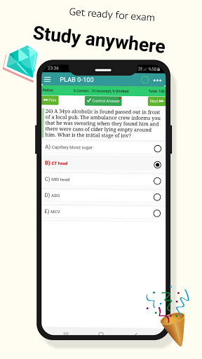 PLAB QBank Screen 2
