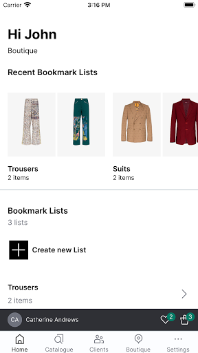 Connected Retail App Screen 3