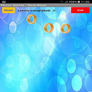 Android application Bubble Rings screenshort