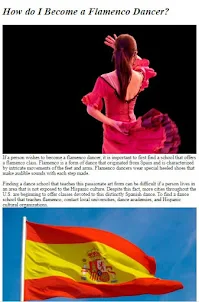 How to Dance Flamenco