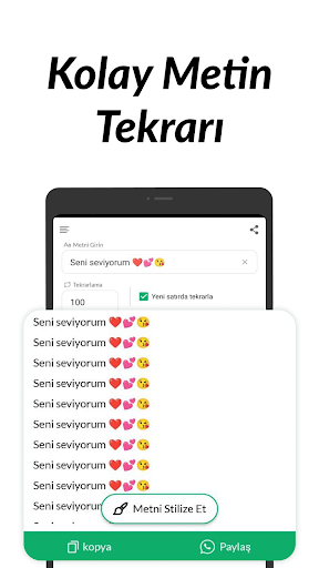 Uygulama önizlemesi