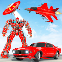 Us Army Jet Robot Transformation  Robot Car Games