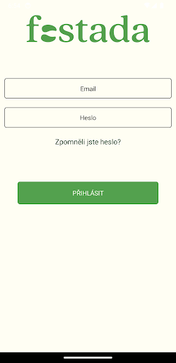 Android application Festada Connect screenshort