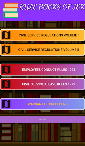 Android application Rule Books of J&K screenshort