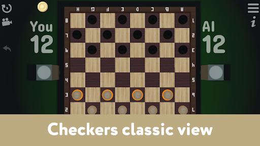 Android application Checkers for two - Draughts screenshort