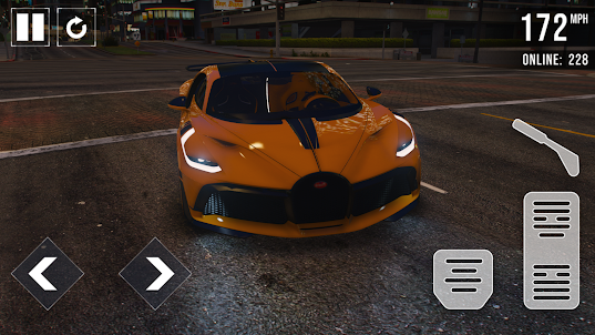Car Driving Bugatti Game 3D