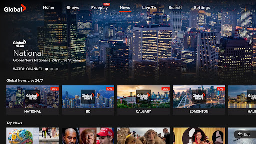 Global TV screenshot