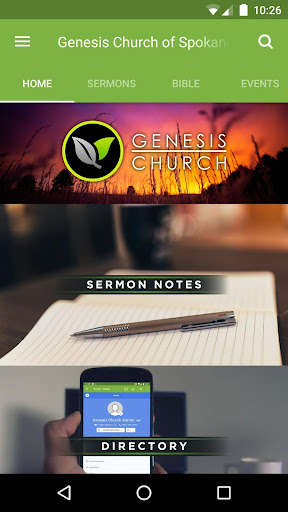 Android application Spokane Valley Genesis Church screenshort