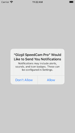 Android application Gizgil SpeedCam Pro screenshort