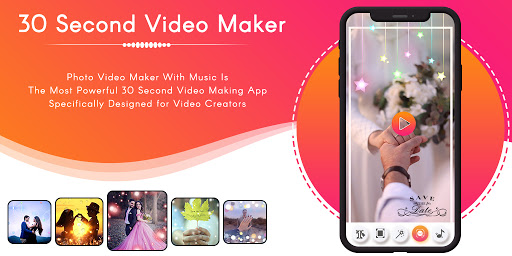 Android application 30 Second Video Status Maker screenshort