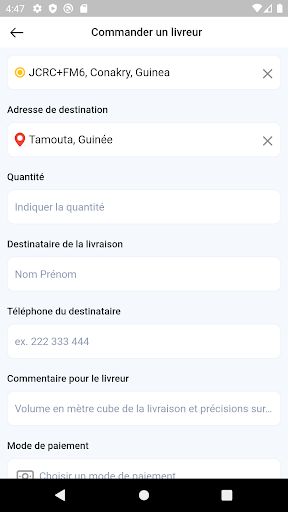 ZEapp Client Screen 3