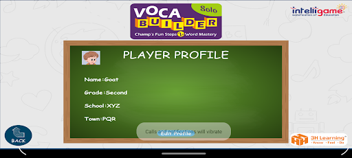 Android application Voca Builder Solo screenshort