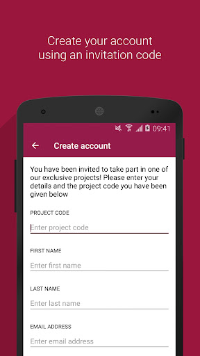 Android application Voxpopme Moments screenshort