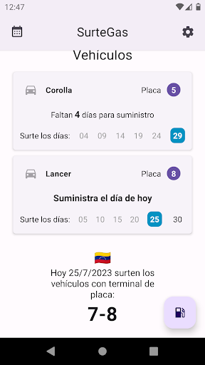SurteGas Screen 2