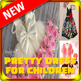 Party dresses for children icon