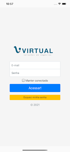 Android application Virtual Serviços screenshort