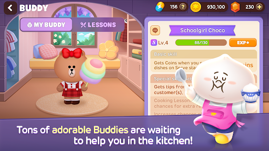 LINE CHEF A cute cooking game! Screenshot