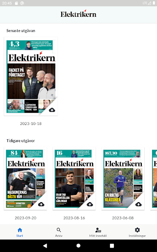 Tidningen Elektrikern Screen 3