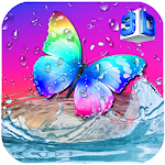 Cover Image of Tải xuống 3D Butterfly Live Wallpaper  APK