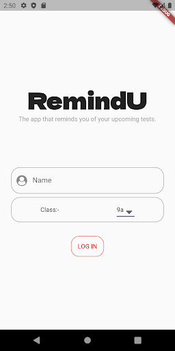 RemindU:Test reminder for M.G. Screen 2
