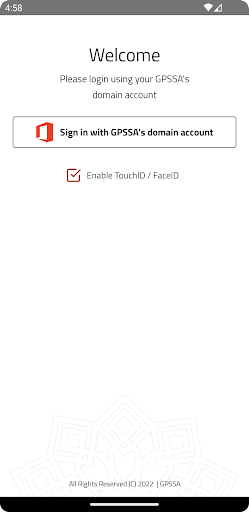 My GPSSA Screen 3