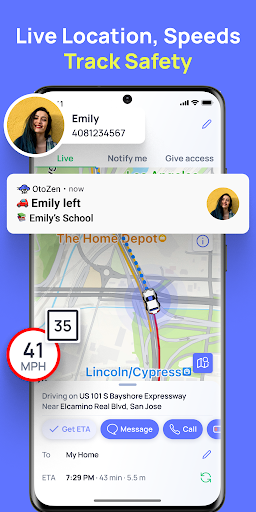 OtoZen – Drive Safe & Live GPS Screen 3