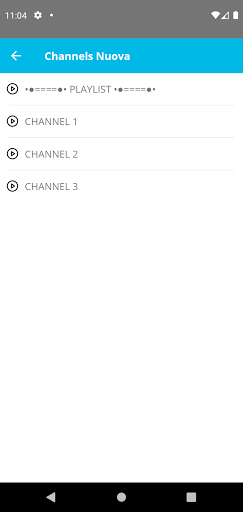 tt IPTV Easy - m3u Playlist Screen 2
