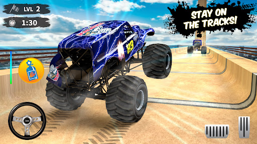 Android application Fearless Wheels 4x4 car games screenshort