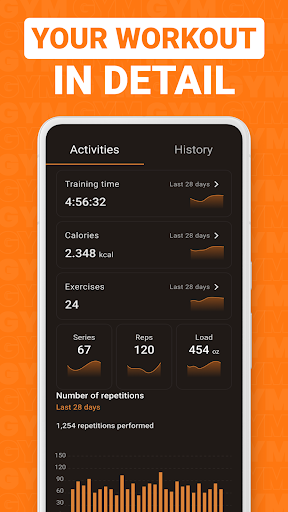 Screenshot of Gym WP - Workout Tracker & Log