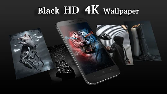Black Wallpaper HD 4K 3D