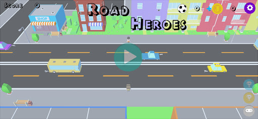 Android application Road Heroes screenshort