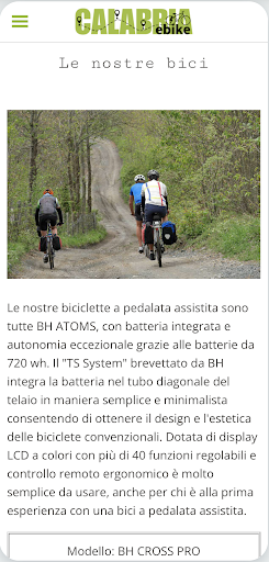 Calabria ebike Screen 3