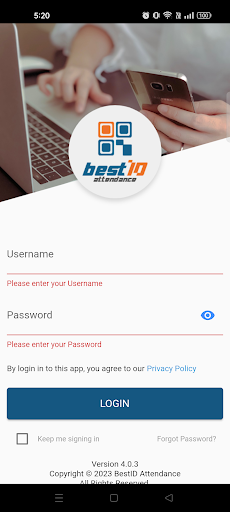 App screenshot