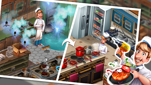 Code Triche Cuisine Équipe - Jeux du Restaurant du Chef Roger APK MOD (Astuce) screenshots 1