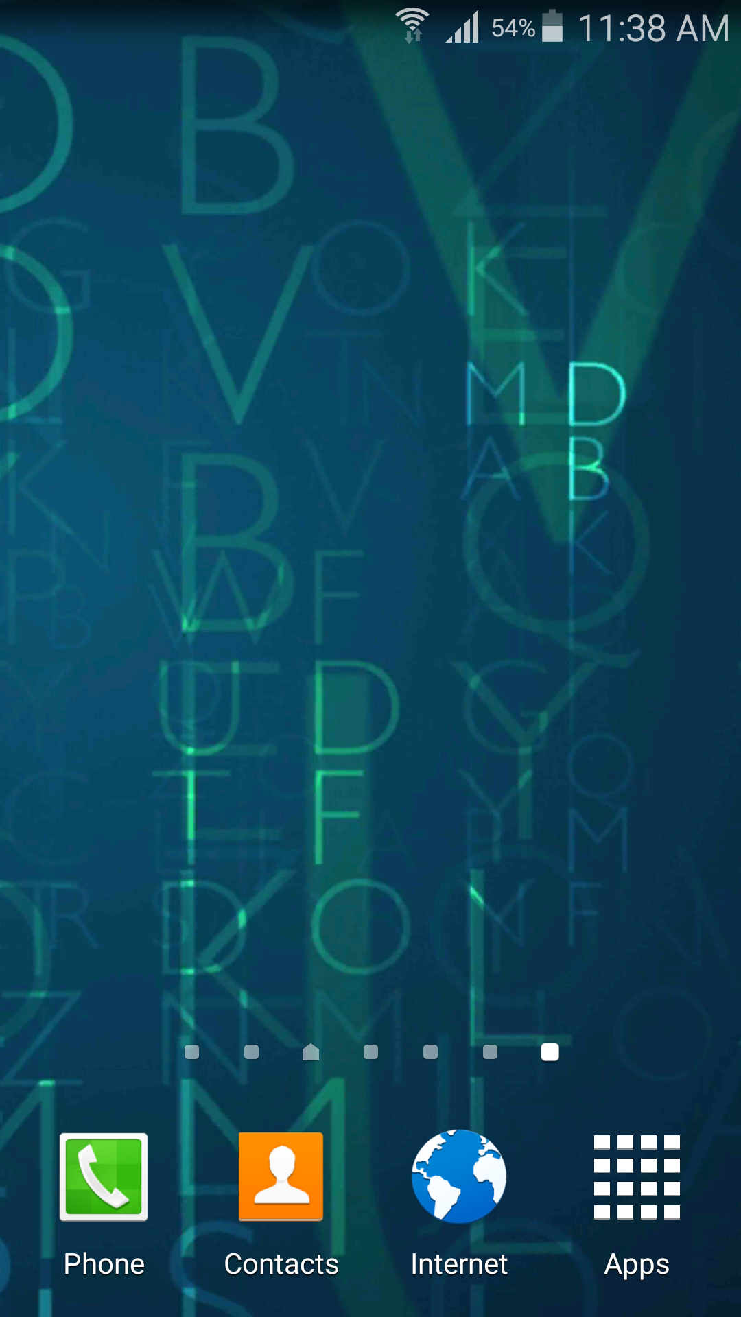 Android application Cryptic Letters Live Wallpaper screenshort