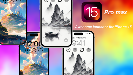 iPhone 15 Launcher for Android