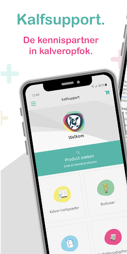 Android application Kalfsupport screenshort