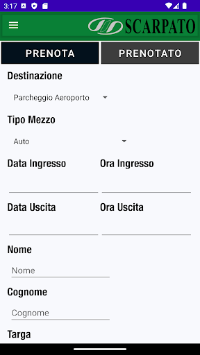 Android application Garage Scarpato screenshort