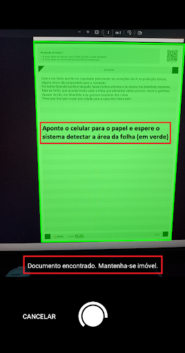 Aplicativo de Digitalização Screen 3