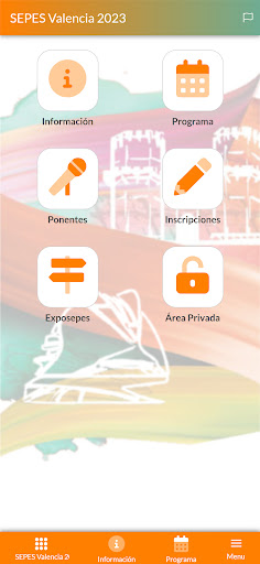 Android application Congreso SEPES Valencia 2023 screenshort