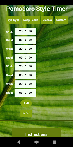 Eye Health Timer Screen 3