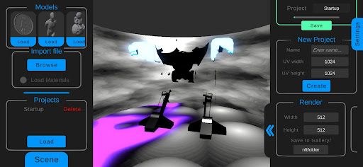 NFT FORGE - 3D NFT Creator Screen 3