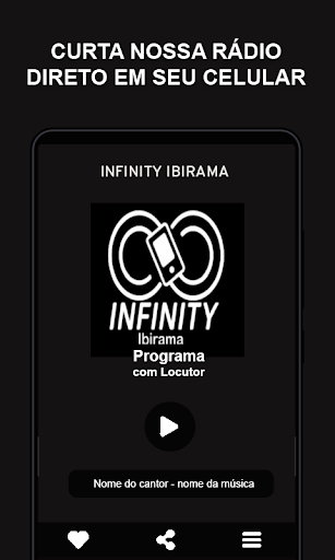 Android application INFINITY IBIRAMA screenshort