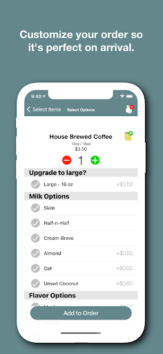 Android application Cips Coffee Roasters screenshort