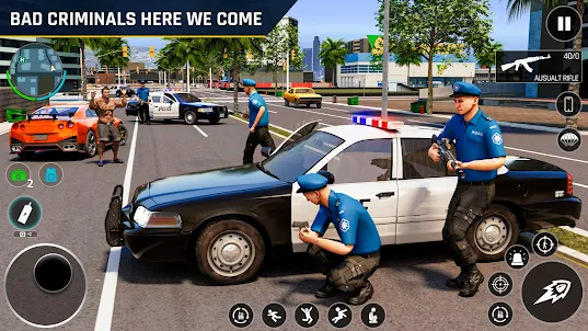 警车游戏：汽车驾驶游戏